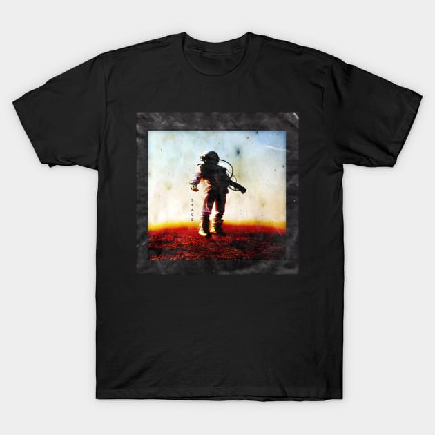 Space Design T-Shirt by Rebelion